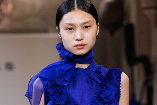 IPA88842951 - Milan, Milan Women™s Fashion Week Spring Summer 2027 - Women™s Fashion, Spring Summer 2027 - J. Salinas fashion show - runway - pictured: detail.  Copyright: xCinziaxCamelax xx IPA88842951