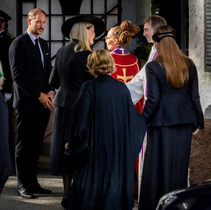 23-09-2026 Norway Funeral of Princess Astrid at the Ris Church in Oslo. King Haakon and Queen Mette-Marit and Princess Ingrid Alexandra and Queen Sonja Â  Copyright: xPPEx