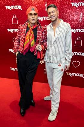 ABB TKMAXX- Julian F. M. Stoeckel und Marcell Damaschke zu Gast auf dem roten Teppich bei der Neueroeffnung der TK Maxx Filiale am Alexanderplatz am 24.09.2026 in Berlin Berlin Deutschland