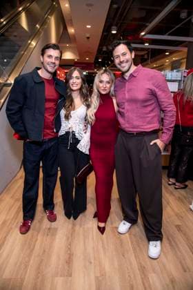 ABB TKMAXX- Tim Reitz, Vivien Grabatis, Jenny Köpper und Sebastian Klaus zu Gast auf dem roten Teppich bei der Neueroeffnung der TK Maxx Filiale am Alexanderplatz am 24.09.2026 in Berlin Berlin Deutschland