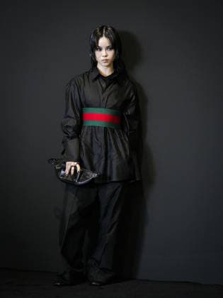 IPA88957302 - Milan, Milan Women™s Fashion Week Spring Summer 2027 - Women™s Fashion, Spring Summer 2027 - GUCCI fashion show - guests pictured: COCONA  Copyright: xRiccardoxGiordanox xRiccardoxGiordanox IPA88957302