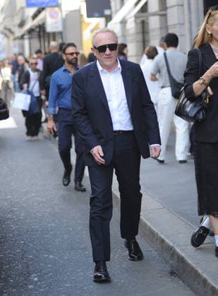 RECORD DATE NOT STATED IPA88962994 - Milan—photo by Mimmo Carriero—After the Gucci fashion show, François Henry Pinault arrives downtown and heads to his hotel  Copyright: xx xx IPA88962994