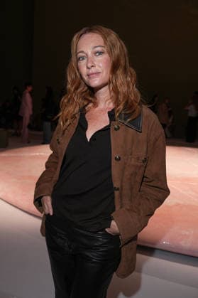 IPA88970582 - Milan, Milan Women™s Fashion Week Spring Summer 2027 - Women™s Fashion, Spring Summer 2027 - Luisa Spagnoli fashion show - front row Pictured: Cristiana Capotondi  Copyright: xRiccardoxGIordanox xRiccardoxGiordano IPAx IPA88970582