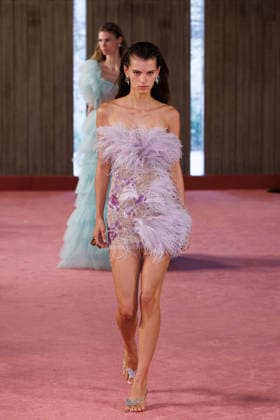 IPA88975531 - Milan, Milan Women™s Fashion Week Spring Summer 2027 - Women™s Fashion, Spring Summer 2027 - Blumarine fashion show - guests - Pictured: model  Copyright: xCinziaxCamelax xx IPA88975531