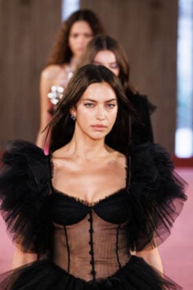 IPA88975629 - Milan, Milan Women™s Fashion Week Spring Summer 2027 - Women™s Fashion, Spring Summer 2027 - Blumarine fashion show - guests - Pictured: Irina Shayk  Copyright: xCinziaxCamelax xx IPA88975629