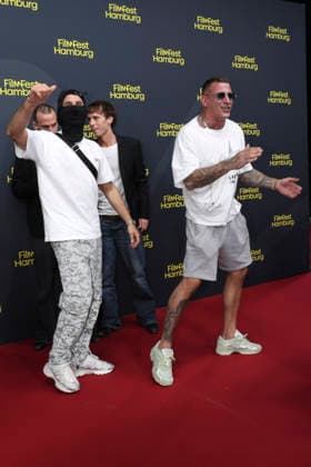 Gzuz bei der Premiere der ARD-Serie Friesenjunkies auf dem 34. Filmfest Hamburg 2026 im Cinemaxx Dammtor. Hamburg, 25.09.2026