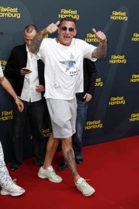 Gzuz bei der Premiere der ARD-Serie Friesenjunkies auf dem 34. Filmfest Hamburg 2026 im Cinemaxx Dammtor. Hamburg, 25.09.2026