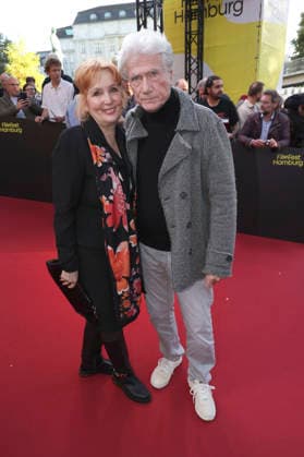 Verena Wengler mit Ehemann Jürgen Prochnow bei der Premiere des ZDF-Films Nachtschicht - Sterben verboten auf dem 34. Filmfest Hamburg 2026 im Cinemaxx Dammtor. Hamburg, 25.09.2026