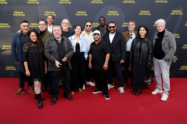 Albrecht Ganskopf, Daniel Klare, Idil Üner, Armin Rohde, Lars Becker, Almila Bagriacik, Frederik Lau, Lefaza Jovete, Sahin Eryilmaz, Andre Hennicke, Buket Tasdelen, Jürgen Prochnow und Team bei der Premiere des ZDF-Films Nachtschicht - Sterben verboten auf dem 34. Filmfest Hamburg 2026 im Cinemaxx Dammtor. Hamburg, 25.09.2026