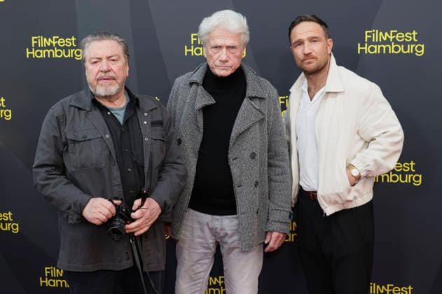 Armin Rohde, Jürgen Prochnow und Frederick Lau bei der Premiere des ZDF-Films Nachtschicht - Sterben verboten auf dem 34. Filmfest Hamburg 2026 im Cinemaxx Dammtor. Hamburg, 25.09.2026