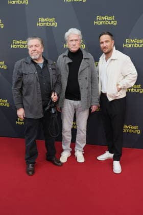 FILMFEST HAMBURG 2026 - Tag 2 Armin Rohde, Jürgen Prochnow, Frederick Lau, Premiere des Films Nachtschicht - Sterben verboten im Cinemaxx Dammtor auf dem Filmfest Hamburg, 25.09.2026 Copyright: xEventpressxMPx