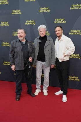 FILMFEST HAMBURG 2026 - Tag 2 Armin Rohde, Jürgen Prochnow, Frederick Lau, Premiere des Films Nachtschicht - Sterben verboten im Cinemaxx Dammtor auf dem Filmfest Hamburg, 25.09.2026 Copyright: xEventpressxMPx