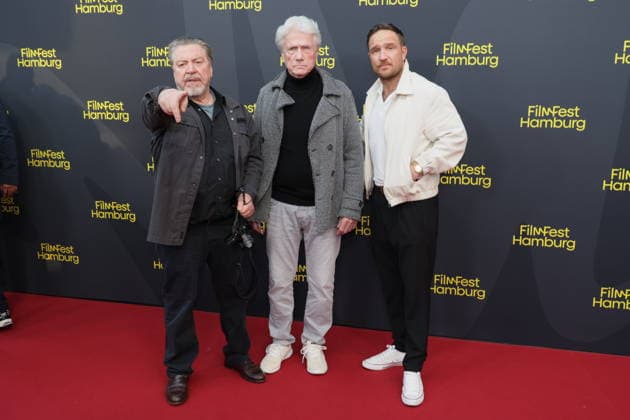 FILMFEST HAMBURG 2026 - Tag 2 Armin Rohde, Jürgen Prochnow, Frederick Lau, Premiere des Films Nachtschicht - Sterben verboten im Cinemaxx Dammtor auf dem Filmfest Hamburg, 25.09.2026 Copyright: xEventpressxMPx