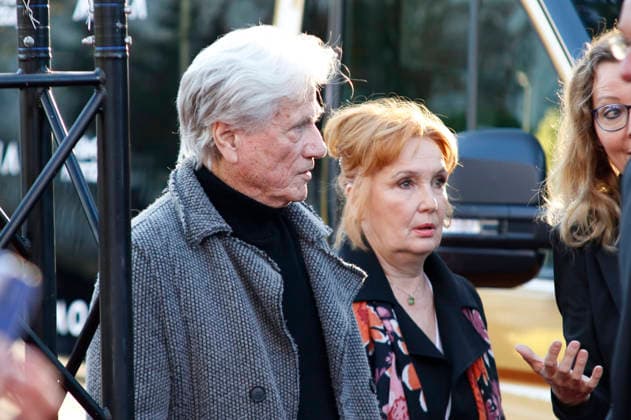 Jürgen Prochnow mit Ehefrau Verena Wengler bei der Premiere des ZDF-Films Nachtschicht - Sterben verboten auf dem 34. Filmfest Hamburg 2026 im Cinemaxx Dammtor. Hamburg, 25.09.2026