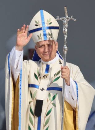 Visit to France of Pope Leo XIV - Mass At Concorde Place Pope Leo XIV during the mass at Concorde Place in Paris, France on September 26, 2026. Pope Leo XIV makes a historic apostolic journey of four days to France scheduled for September 25 to 28, 2026. Photo by Frederic Lafargue ABACAPRESS.COM Paris France  Copyright: xLafarguexFrederic ABACAx