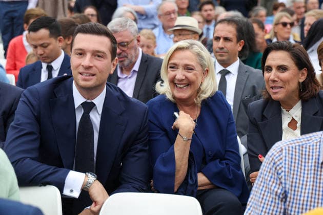 Jordan Bardella, Marine Le Pen, Laure Lavalette: Celebrities at Pope Leon XIV’s grand Mass on Place de la Concorde in Paris on September 26, 2026. Between Avenue des Champs-Élysées and Place de la Concorde, 700,000 faithful and onlookers, coming from all corners of the globe, gathered to attend the Mass celebrated by the Holy Father. The apostolic journey, from September 25 to 28, 2026, will continue in Lourdes and Metz. Jacovides Moreau Bestimage Celebrities attending the grand Mass celebrated by Pope Leo XIV at the Place de la Concorde in Paris on September 26, 2026. Between the Avenue des Champs-Élysées and the Place de la Concorde, 700,000 worshippers and onlookers from around the world gathered to attend the Mass celebrated by the Hol Copyright: xJACOVIDES-MOREAUx xBESTIMAGExJACOVIDES-MOREAUx xBESTIMAGEx
