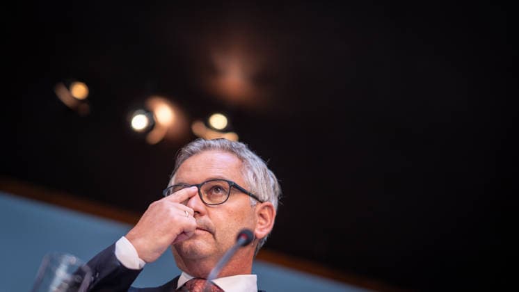 Magnus Brunner, EU-Kommissar für Inneres und Migration, ÖVP, früherer Bundesminister der Finanzen in Österreich;2. Munich Migration Meeting Treffen der Europäischen Minister zur Umsetzung der Migrationswende, München Bayern Deutschland Hotel Bayerischer Hof