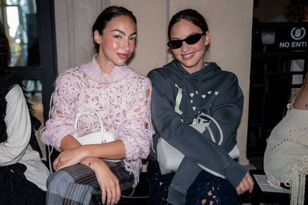 IPA89006436 - Milan, Milan Women™s Fashion Week Spring Summer 2027 - Women™s Fashion, Spring Summer 2027 - Marco Rambaldi™s fashion show - front row Pictured: guest  Copyright: xRiccardoxGIordanox xRiccardoxGiordano IPAx IPA89006436