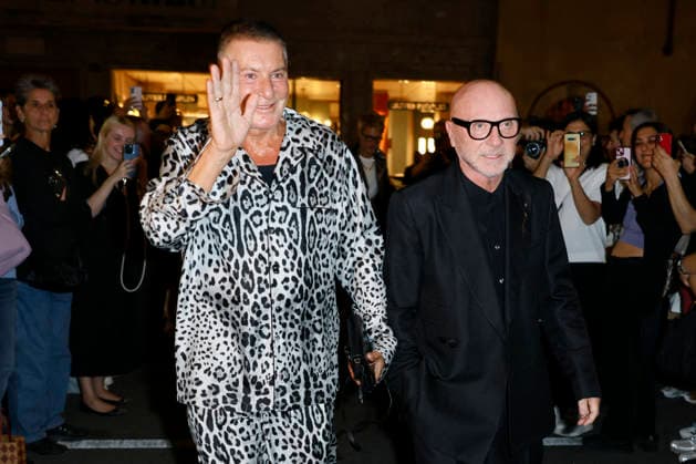 MFW Spring Summer 2027 Dolce & Gabbana dinner arrival MP MILAN, ITALY - SEPTEMBER 26: Domenico Dolce, Stefano Gabbana arrive to Dolce and Gabbana after party during the Milan Fashion Week - Womenswear Spring Summer 2027 on September 24, 2026 in Milan, Italy. Photo by Marco Piovanotto Abacapress.com Milan Italy  Copyright: xPiovanottoxMarco ABACAx