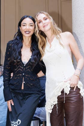 IPA89010903 - Milan, Milan Women™s Fashion Week Spring Summer 2027 - Women™s Fashion, Spring Summer 2027 - Marco Rambaldi™s fashion show - guests - Pictured: a guest  Copyright: xCinziaxCamelax xx IPA89010903