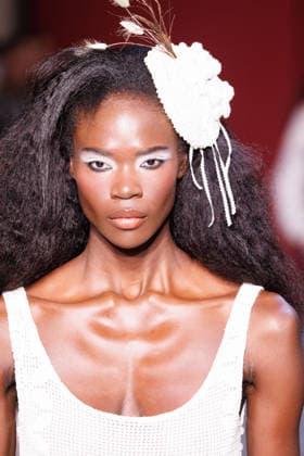 IPA89012780 - Milan, Milan Women™s Fashion Week Spring Summer 2027 - Women™s Fashion, Spring Summer 2027 - Marco Rambaldi™s fashion show - pictured on the runway: Model  Copyright: xCinziaxCamelax xx IPA89012780