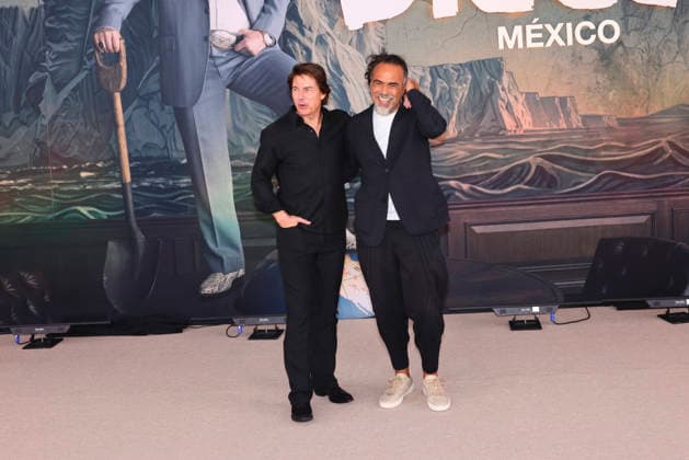 Digger Film Photocall in Mexico City (L-R) American actor Tom Cruise and Director Alejandro Gonzalez Inarritu attend the Digger Photocall at the Four Seasons Hotel Mexico Cityl on September 26, 2026 in Mexico City, Mexico. (Photo by Yamak Perea Eyepix Group) Copyright: xYamakxPerea xEyepixxGroupx YP_26092026_197906
