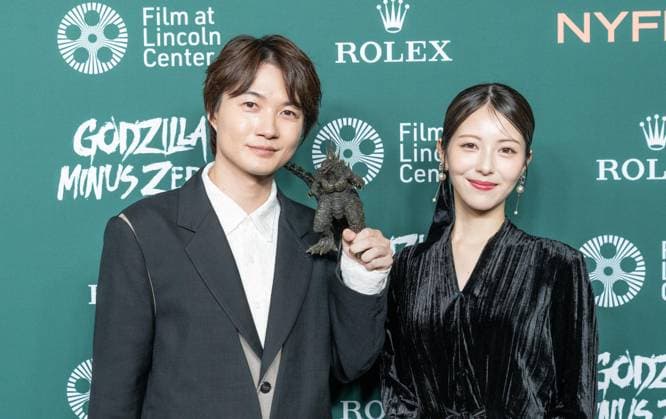 September 26, 2026, Bronx, New York, USA: Ryunosuke Kamiki and Minami Hamabe attend screening of Godzilla Minus Zero at annual NYFF64 at Alice Tully Hall at Lincoln Center in New York, NY on September 26, 2026. Bronx USA - ZUMAr339 20260926_znp_r339_073 Copyright: xLevxRadinx