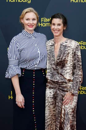 Rosalie Thomass und Daniela Dröscher bei der Premiere des Kinofilms Lügen über meine Mutter auf dem 34. Filmfest Hamburg 2026 im Cinemaxx Dammtor. Hamburg, 26.09.2026