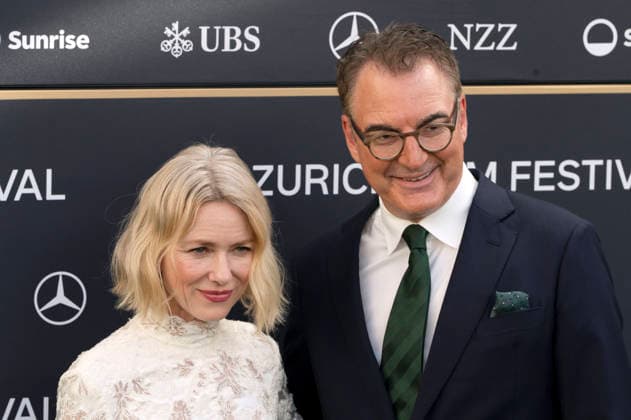 Naomi Watts und Christian Jungen bei der Premiere des Kinofilms The Housewife auf dem 22. Zurich Film Festival im Kongresshaus. Zürich, 26.09.2026