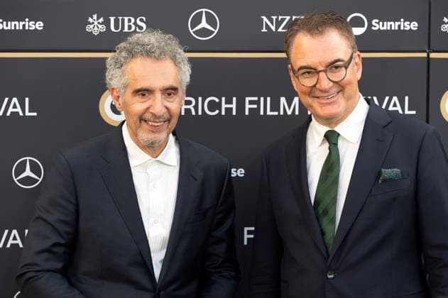 John Turturro und Christian Jungen bei der Premiere des Kinofilms The Only Living Pickpocket in New York auf dem 22. Zurich Film Festival im Corso. Zürich, 26.09.2026