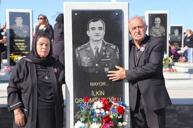 Commemoration ceremony in Baku on the sixth anniversary of the Second Karabakh War BAKU, AZERBAIJAN - SEPTEMBER 27: People attend commemoration ceremony for the Azerbaijani soldiers who lost their lives in 2nd Karabakh War, during the 6th anniversary of the Karabakh Victory Day at the Military Martyrs’ Cemetery in Baku, Azerbaijan on September 27, 2026. Resul Rehimov Anadolu Baku Azerbaijan. Editorial use only. Please get in touch for any other usage.  Copyright: x2026xAnadoluxResulxRehimovx