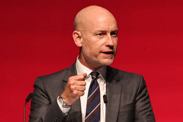 Labour Party Annual Conference 2026 Secretary of State for Wales Stephen Kinnock MP speaks during the Labour Party Annual Conference 2026 at Convention Centre, Liverpool, United Kingdom on 27 September 2026 (Photo by Mark Cosgrove News Images) Liverpool Convention Centre Merseyside United Kingdom Copyright: xMarkxCosgrove NewsxImagesx