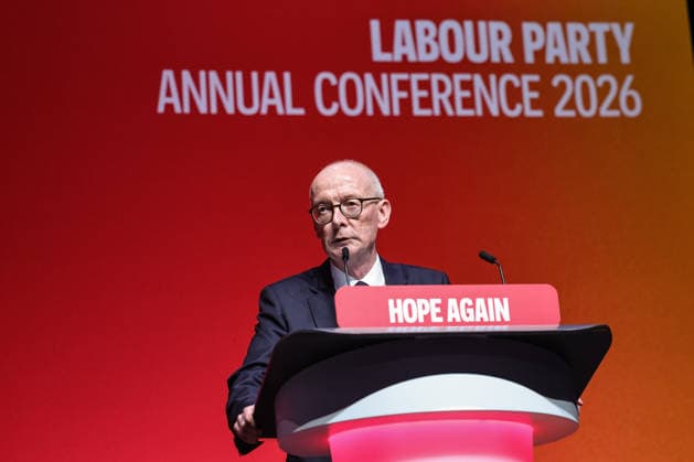 Labour Party Annual Conference 2026 Secretary of State for Work and Pensions Pat McFadden MP speaks during the Labour Party Annual Conference 2026 at Convention Centre, Liverpool, United Kingdom on 27 September 2026 (Photo by Mark Cosgrove News Images) Liverpool Convention Centre Merseyside United Kingdom Copyright: xMarkxCosgrove NewsxImagesx
