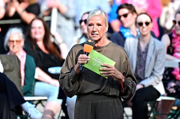 ZDF - Fernsehgarten. Moderatorin Andrea Kiwi Kiewel während der ZDF - Unterhaltungsshow Fernsehgarten am 27.09.2026 in Mainz. 20260927MWI150408