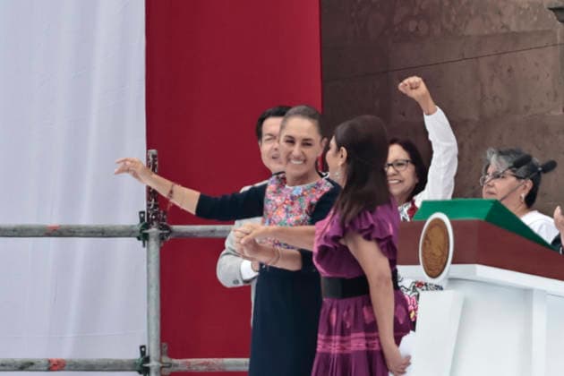 September 27, 2026, Mexico City, Cdmx, Mexico: The President of Mexico, CLAUDIA SHEIMBAUM closes before thousands of supporters in the Plaza de la ConstitucioÂ³n her tour Honestity and Results that went through the 32 States of the Republic; during the speech she talked about the progress and benefits that her government has had towards the population, first attending vulnerable groups with economic aid, improvements in the health sector, advances in technology, improvements in transport, increase in foreign investments, education, reduction of violence and homicides at the national level, greater security, all this with a humanistic approach. Within the speech he emphasized social justice, the democracy that prevails in the country, fre - ZUMAp204 20260927_zip_p204_004 Copyright: xJosuexPerezx