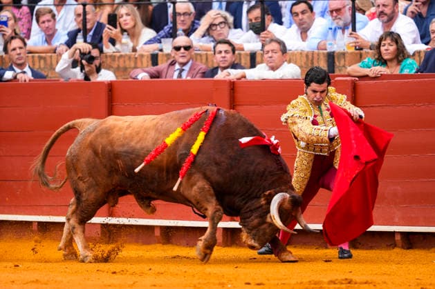 Fourth Regular Bullfight of the San Miguel Fair in Seville: Morante de la Puebla during the fourth regular bullfight of the San Miguel Fair at the Real Maestranza de Caballería On September 27, 2026, in Seville, Andalusia, Spain, Morante de la Puebla, Daniel Luque, and Borja Jiménez fought bulls from the Garcigrande ranch during the fourth subscription bullfight of the San Miguel Fair, September 27, 2026, in Seville, Andalusia, Spain Copyright: xJoaquinxCorcherox 7804619