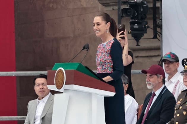 September 27, 2026, Mexico City, Cdmx, Mexico: The President of Mexico, CLAUDIA SHEIMBAUM closes before thousands of supporters in the Plaza de la ConstitucioÂ³n her tour Honestity and Results that went through the 32 States of the Republic; during the speech she talked about the progress and benefits that her government has had towards the population, first attending vulnerable groups with economic aid, improvements in the health sector, advances in technology, improvements in transport, increase in foreign investments, education, reduction of violence and homicides at the national level, greater security, all this with a humanistic approach. Within the speech he emphasized social justice, the democracy that prevails in the country, fre - ZUMAp204 20260927_zip_p204_013 Copyright: xJosuexPerezx