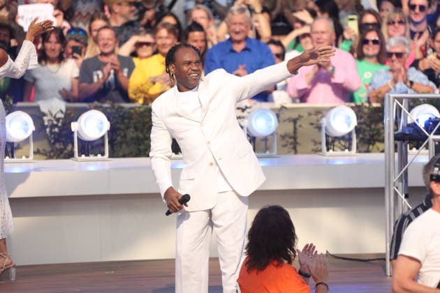Dr. Alban in der TV Show ZDF-Fernsehgarten - Finalparty˜ auf dem Mainzer Lerchenberg. Mainz, 27.09.2026 Copyright: xAgenturxMatthiasxWehnertx xM.xGränzdörferx