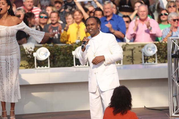 Dr. Alban in der TV Show ZDF-Fernsehgarten - Finalparty˜ auf dem Mainzer Lerchenberg. Mainz, 27.09.2026 Copyright: xAgenturxMatthiasxWehnertx xM.xGränzdörferx