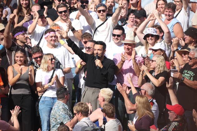 Giovanni Zarrella in der TV Show ZDF-Fernsehgarten - Finalparty˜ auf dem Mainzer Lerchenberg. Mainz, 27.09.2026 Copyright: xAgenturxMatthiasxWehnertx xM.xGränzdörferx