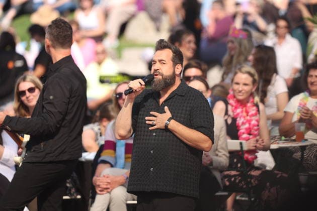 Laith Al-Deen in der TV Show ZDF-Fernsehgarten - Finalparty˜ auf dem Mainzer Lerchenberg. Mainz, 27.09.2026 Copyright: xAgenturxMatthiasxWehnertx xM.xGränzdörferx