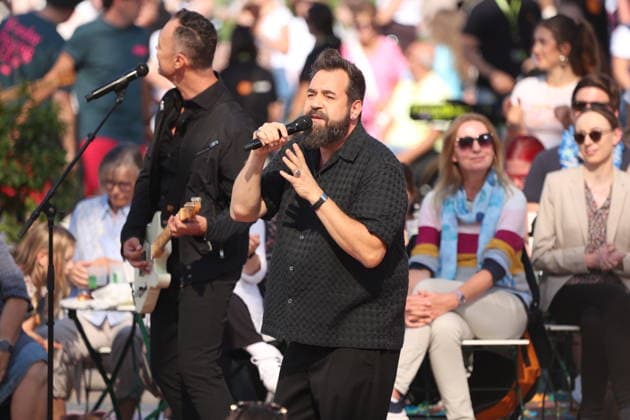 Laith Al-Deen in der TV Show ZDF-Fernsehgarten - Finalparty˜ auf dem Mainzer Lerchenberg. Mainz, 27.09.2026 Copyright: xAgenturxMatthiasxWehnertx xM.xGränzdörferx