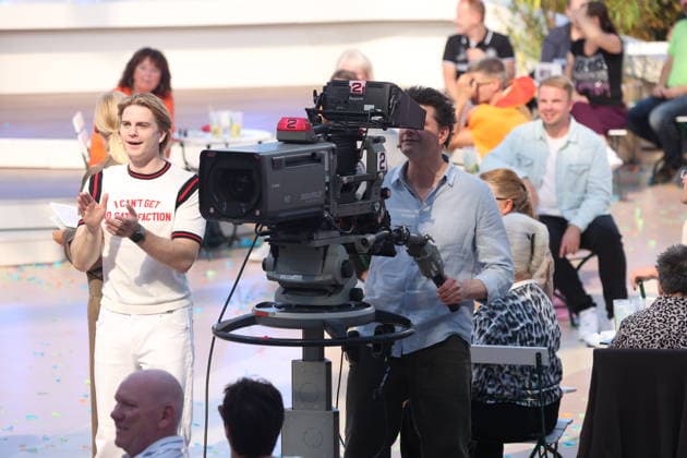 Vincent Gross und Lutz van der Horst in der TV Show ZDF-Fernsehgarten - Finalparty˜ auf dem Mainzer Lerchenberg. Mainz, 27.09.2026 Copyright: xAgenturxMatthiasxWehnertx xM.xGränzdörferx