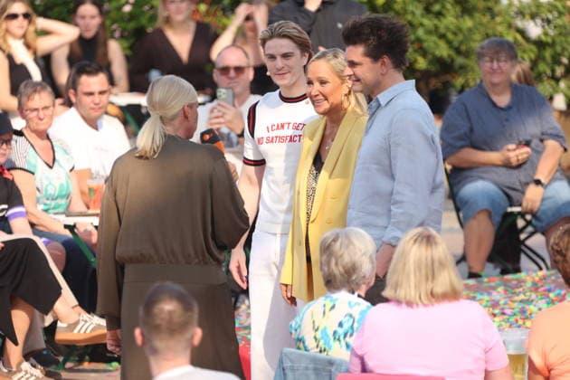 Andrea Kiewel, Vincent Gross, Lutz van der Horst und Janine Kunze in der TV Show ZDF-Fernsehgarten - Finalparty˜ auf dem Mainzer Lerchenberg. Mainz, 27.09.2026 Copyright: xAgenturxMatthiasxWehnertx xM.xGränzdörferx