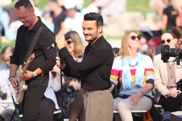 Giovanni Zarrella in der TV Show ZDF-Fernsehgarten - Finalparty˜ auf dem Mainzer Lerchenberg. Mainz, 27.09.2026 Copyright: xAgenturxMatthiasxWehnertx xM.xGränzdörferx
