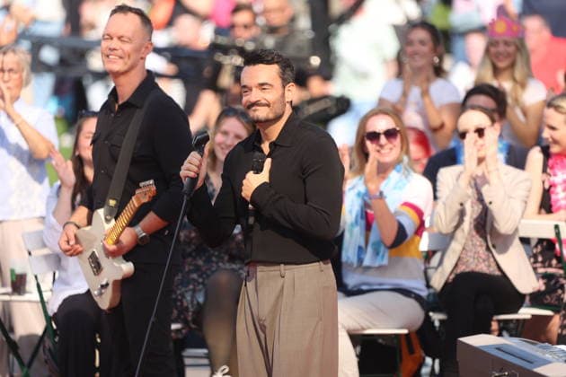 Giovanni Zarrella in der TV Show ZDF-Fernsehgarten - Finalparty˜ auf dem Mainzer Lerchenberg. Mainz, 27.09.2026 Copyright: xAgenturxMatthiasxWehnertx xM.xGränzdörferx