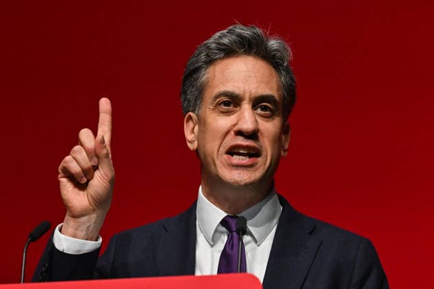 September 27, 2026, Liverpool, England, United Kingdom: Secretary of State for Foreign, Commonwealth and Development Affairs ED MILIBAND speaks on the first day of the Labour Party Conference. Liverpool United Kingdom  - ZUMAs371 20260927_zip_s371_019 Copyright: xWiktorxSzymanowiczx