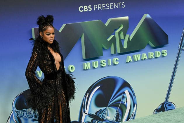 September 27, 2026, Los Angeles, California, USA: American singer, songwriter, actress, dancer, choreographer, and music video director TEYANA TAYLOR, 35,attends the 2026 MTV Video Music Awards Ã¢â‚¬oeVMAsÃ¢â‚¬Â teal carpet. Los Angeles USA  - ZUMAb173 20260927_aap_b173_063 Copyright: xBillyxBennightx
