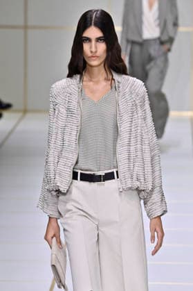 Giorgio Armani Spring Summer 2027 Ready-to-Wear Collection Fashion Show at Milan Fashion Week (MLFW) on September 27, 2026 Giorgio Armani Spring Summer 2027 Ready-to-Wear Collection Fashion Show at Milan Fashion Week (MLFW) on September 27, 2026, Milan, Italy  Copyright: xAgencex xBestimagexAgencex xBestimagex