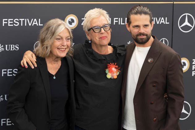 Angela Winkler, Doris Dörrie und Josef Ellers bei der Premiere des Kinofilms Frau Winkler verlässt das Haus auf dem 22. Zurich Film Festival im Arthouse Le Paris. Zürich, 27.09.2026